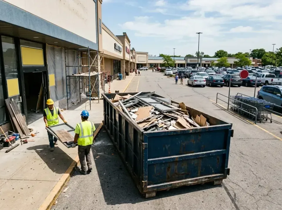 retail-store-renovation-debris-003 — frequently asked questions, Roll-off Dumpster Rentals in Monaca, PA